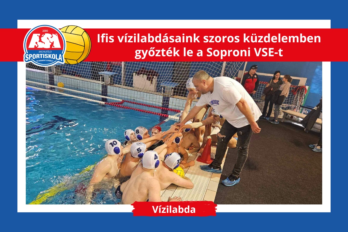 ASI DSE - Ifis vízilabdásaink szoros küzdelemben győzték le a Soproni VSE-t