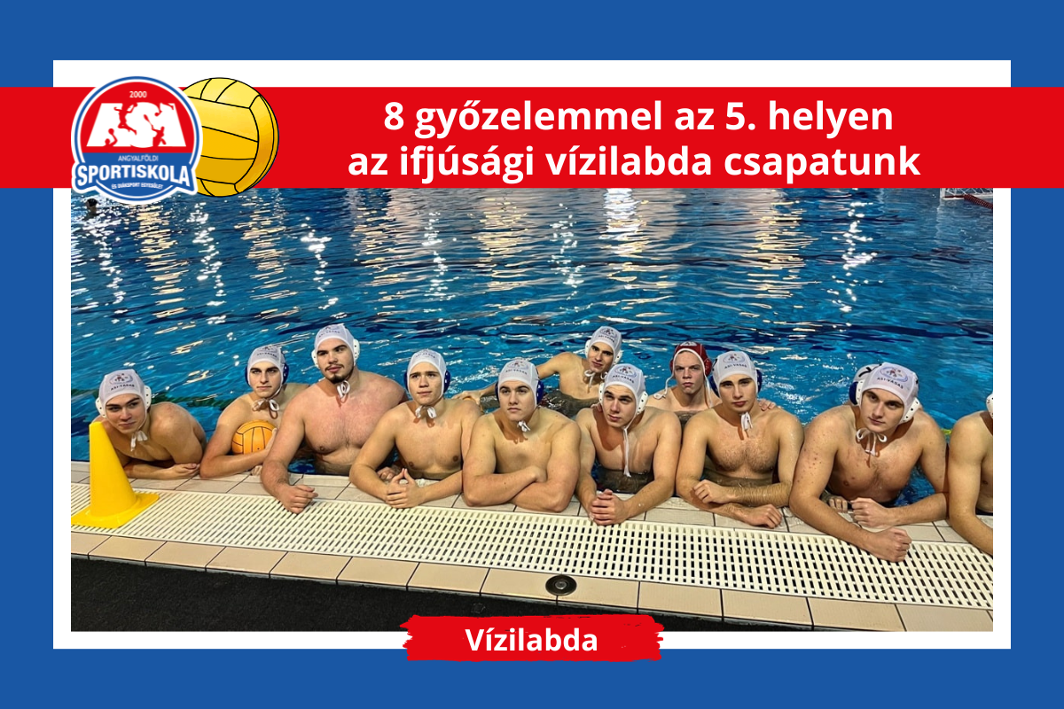 ASI DSE Vízilabda - 8 győzelemmel az 5. helyen az ifjúsági vízilabda csapatunk