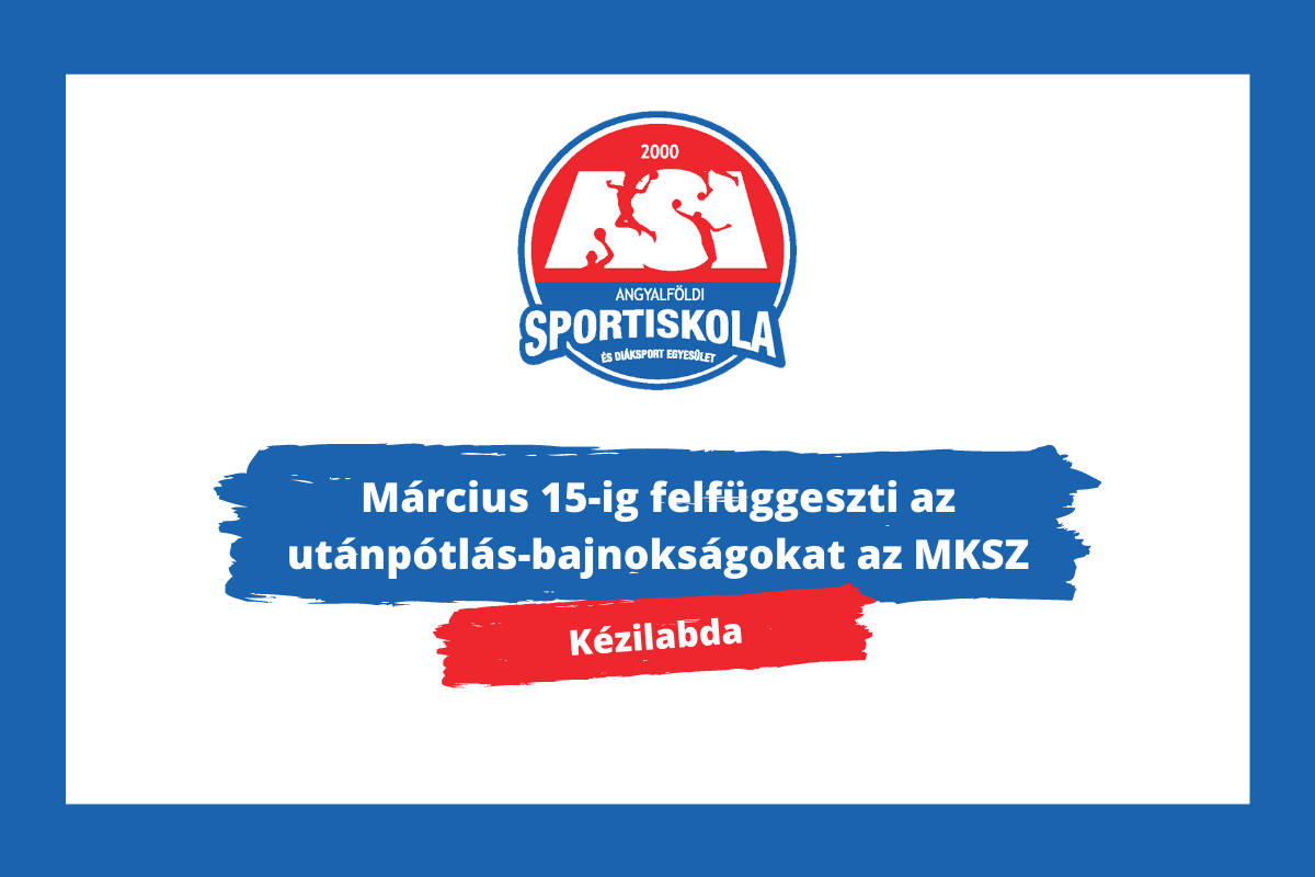 Március 15-ig felfüggeszti az utánpótlás-bajnokságokat az MKSZ