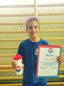 ASI DSE Kézilabda - 2022. szeptember legjobb U9-es lány sportolója - Klész Kíra