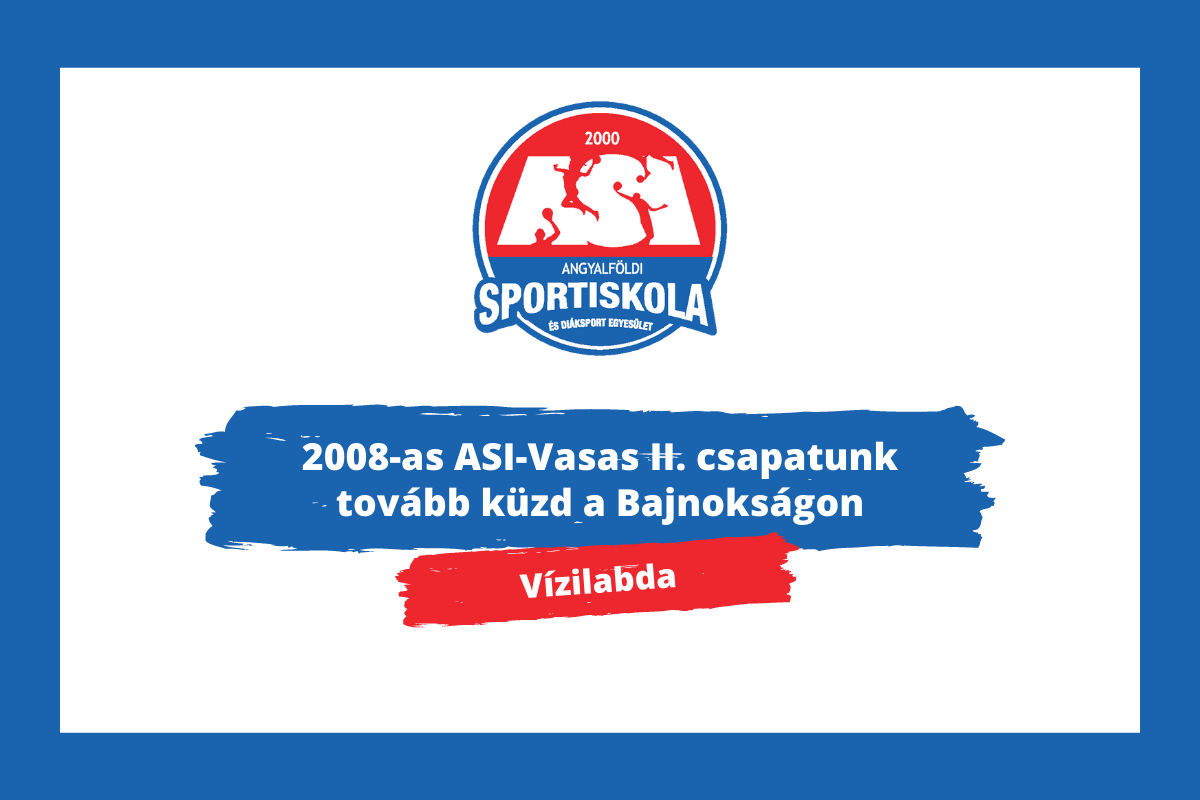 Vízilabda - 2008-as ASI-Vasas II. csapatunk tovább küzd a Bajnokságon