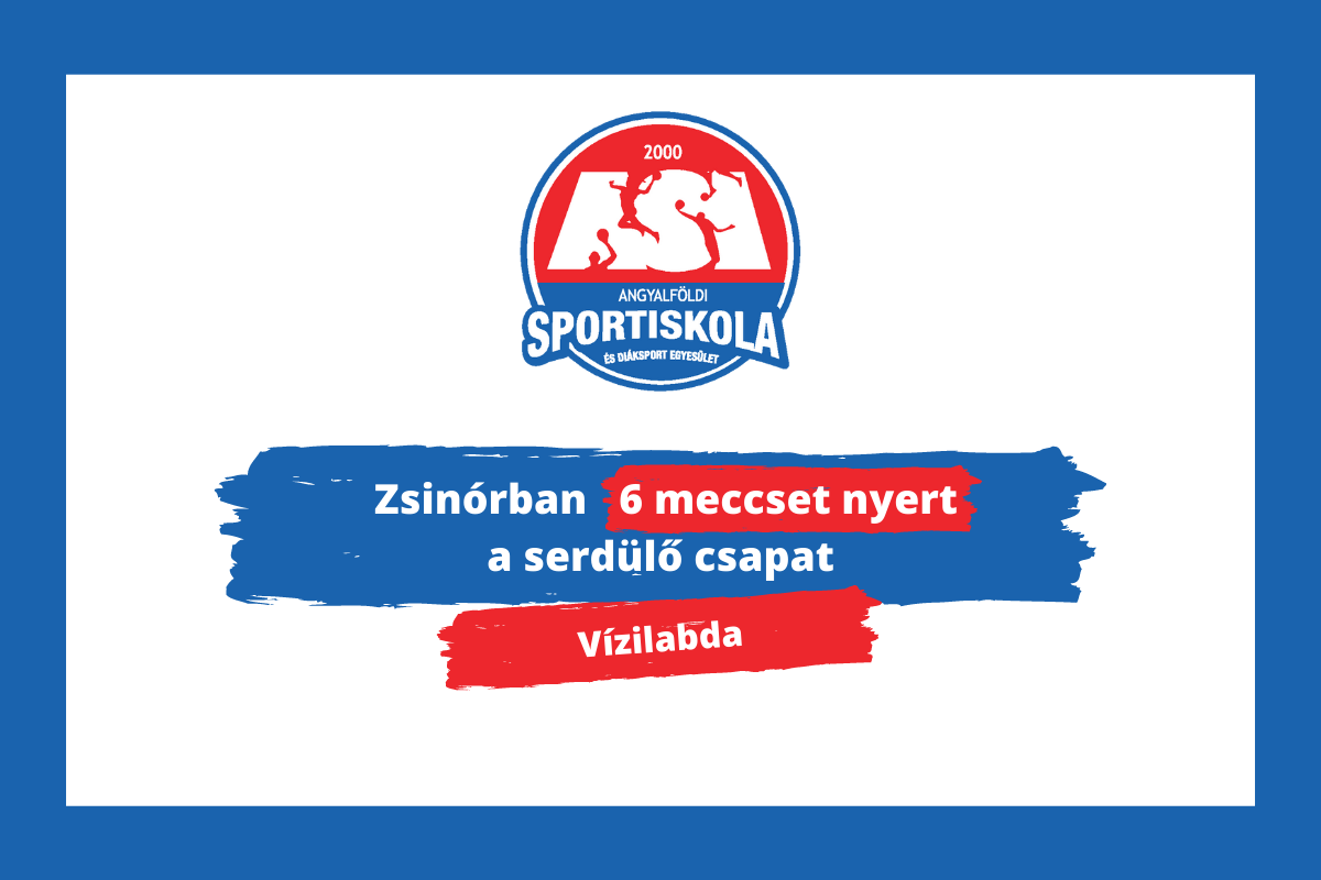 Vízilabda - Zsinórban 6 meccset nyert a serdülő csapat